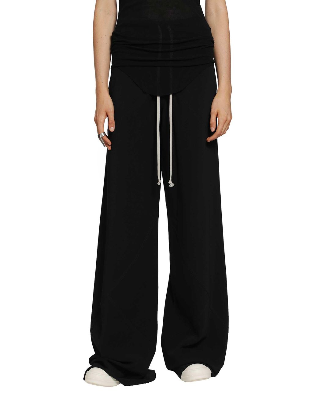 Rick Owens Black Tower Drawstring Bias