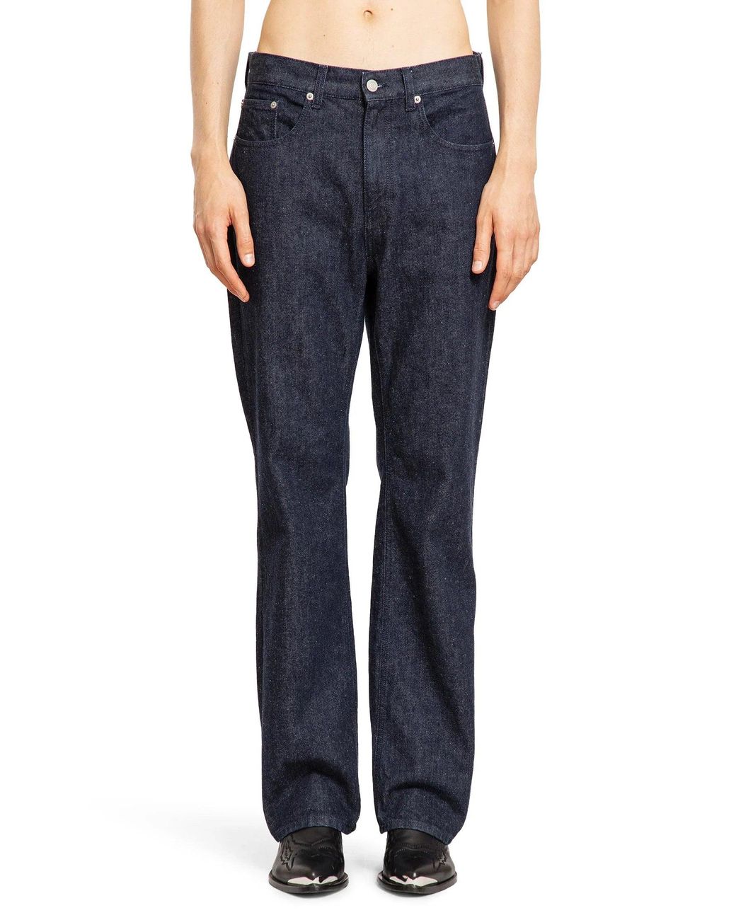 Second Layer Blue Valluco 5 Pocket Jeans for men