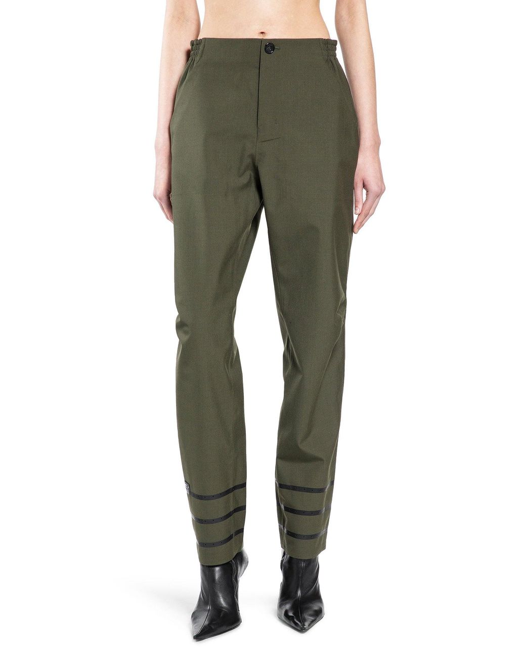 Coperni Green Technical Tailored Pants