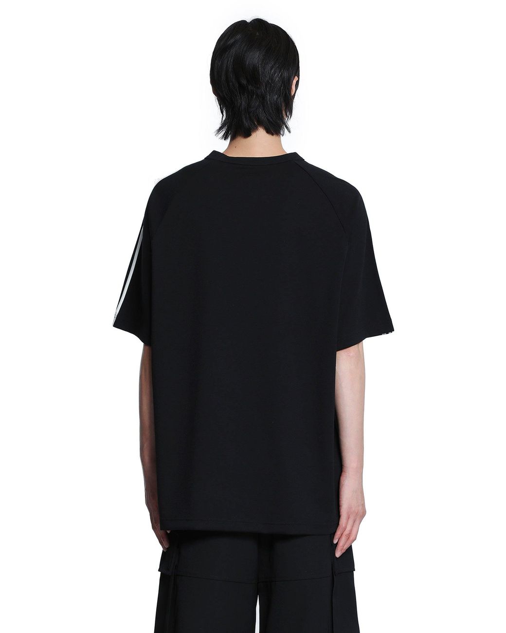Y-3 Black 3-Stripes T-Shirt for men
