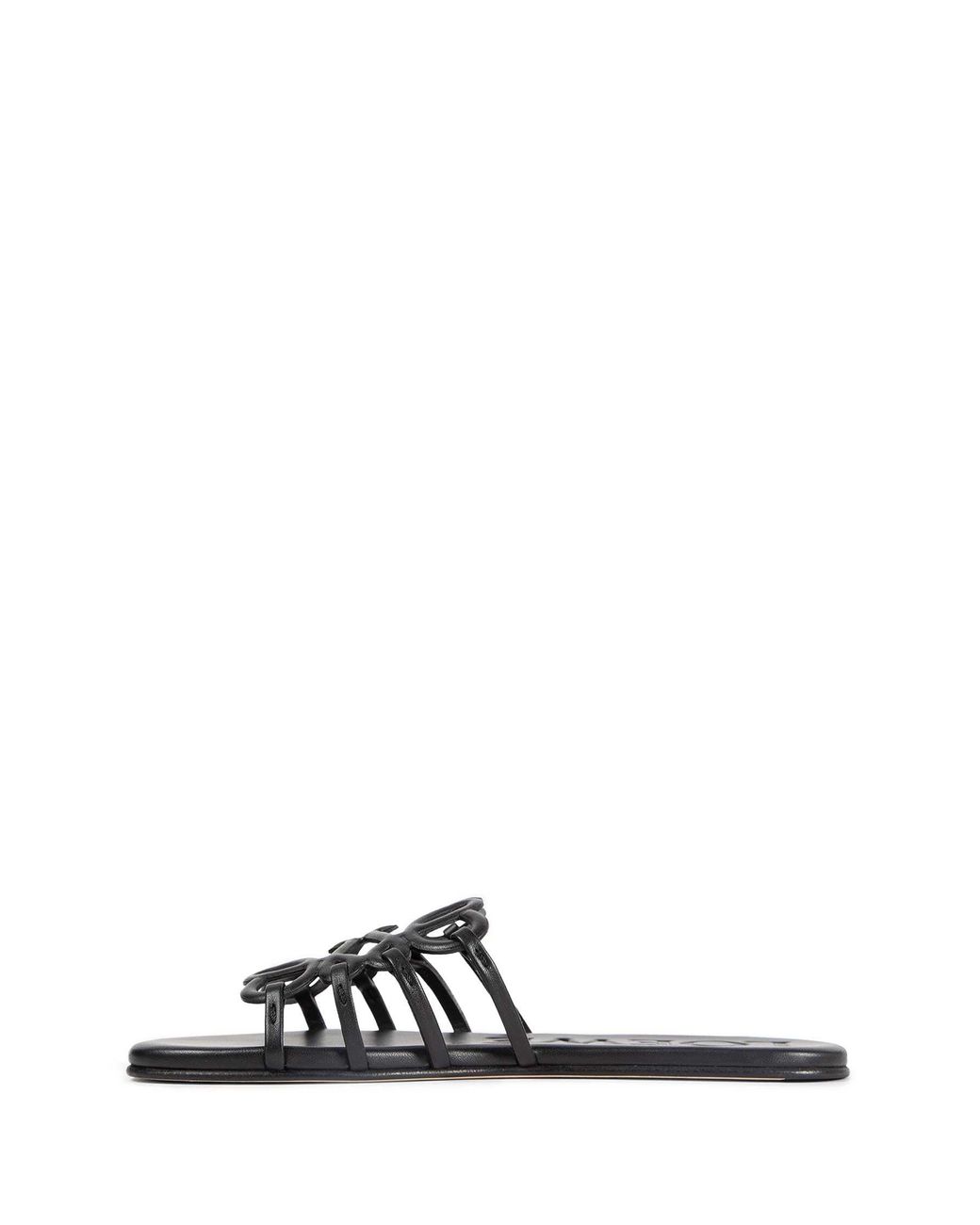 Loewe Black Petal Anagram Slides