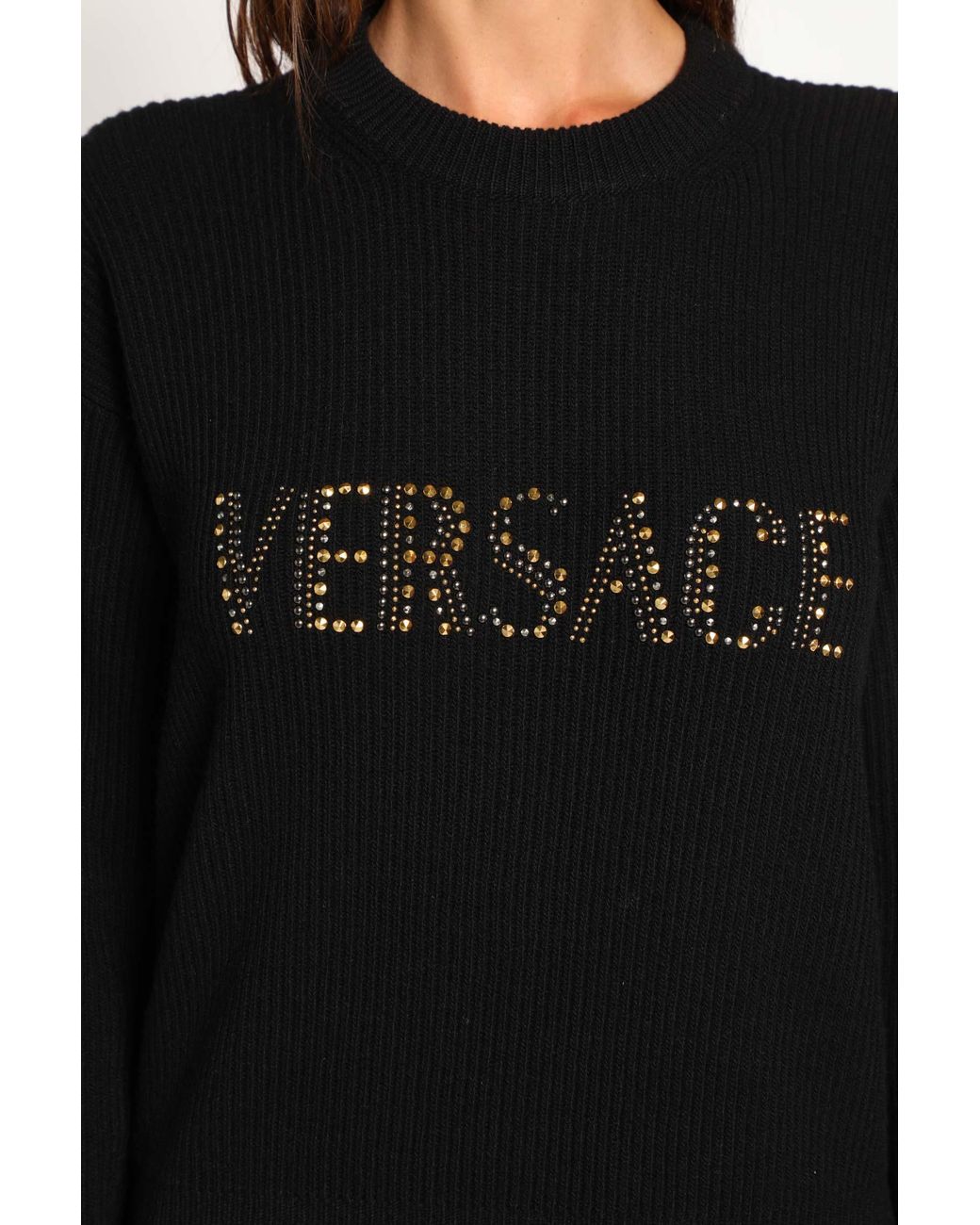 Versace Black Logo Sweater