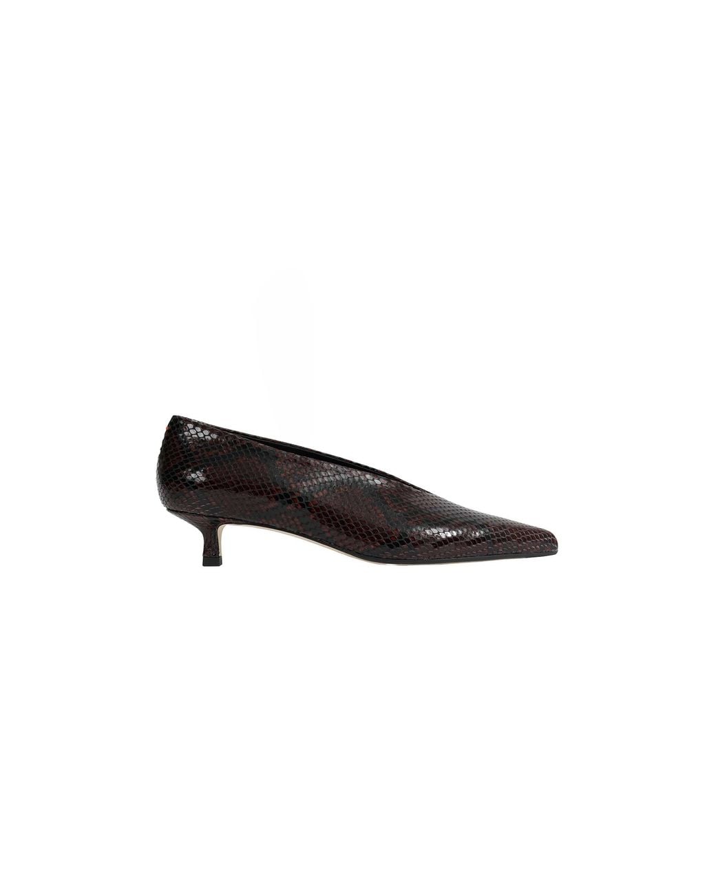 Aeyde Black Clara Pointed-Toe Pumps