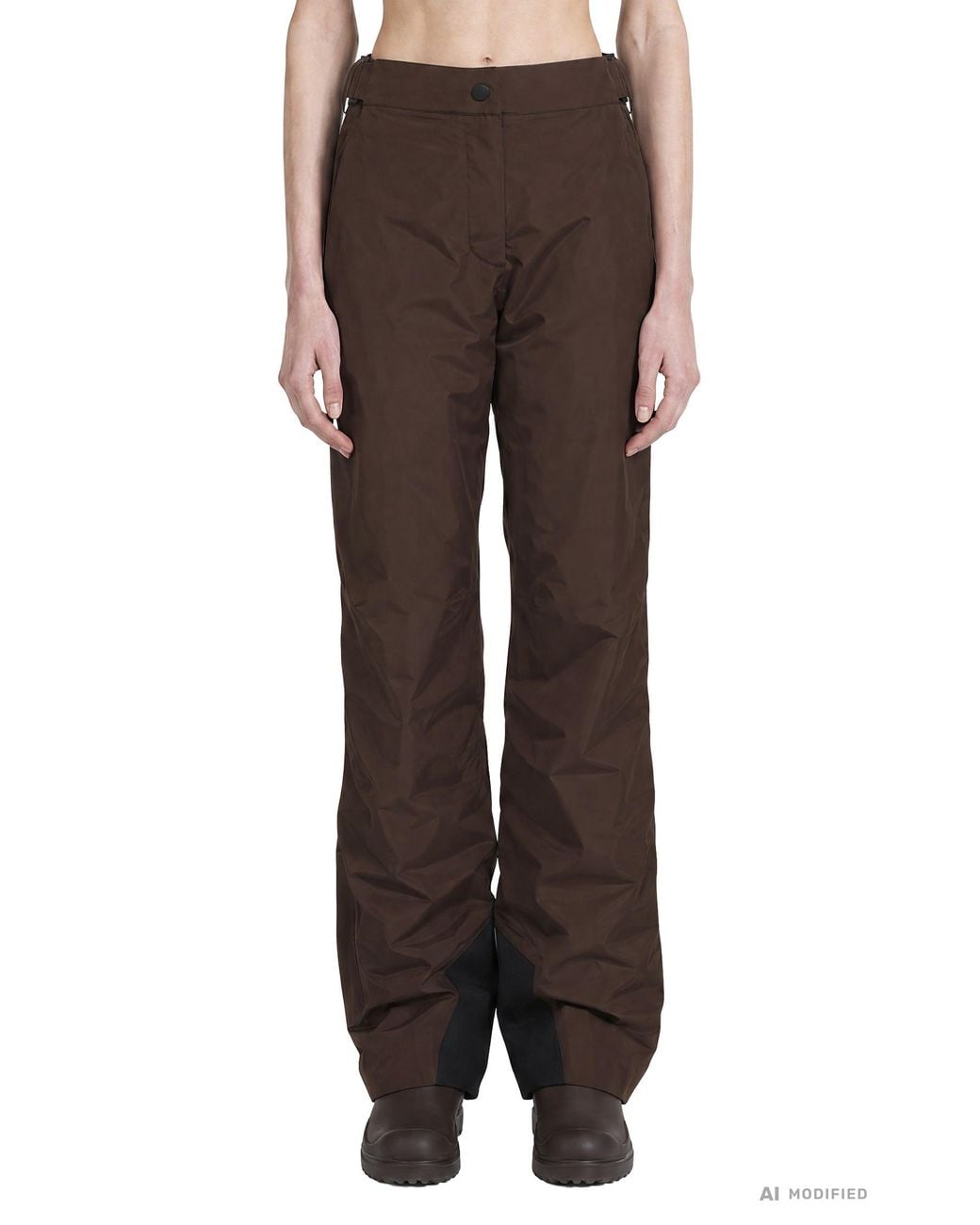 Moncler Brown Gore-Tex Laminate Insulated Ski Trousers