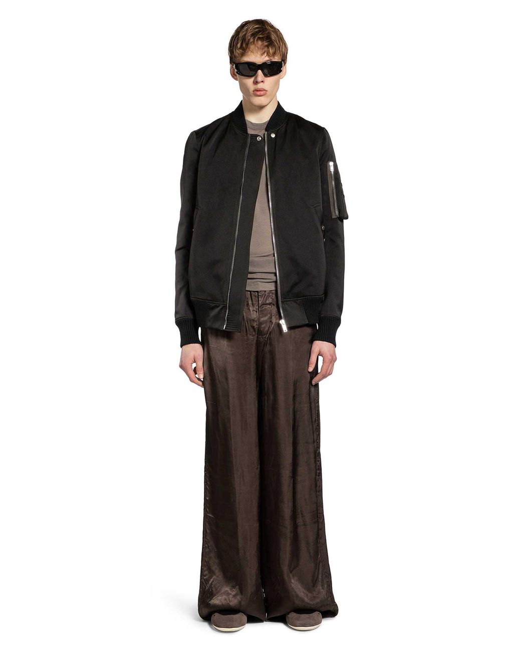 Rick Owens Brown Temple Tailored Firebanks for men