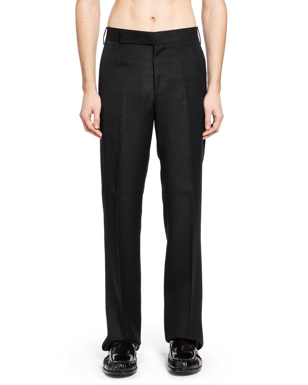 Lardini Black Ecovero Trousers for men
