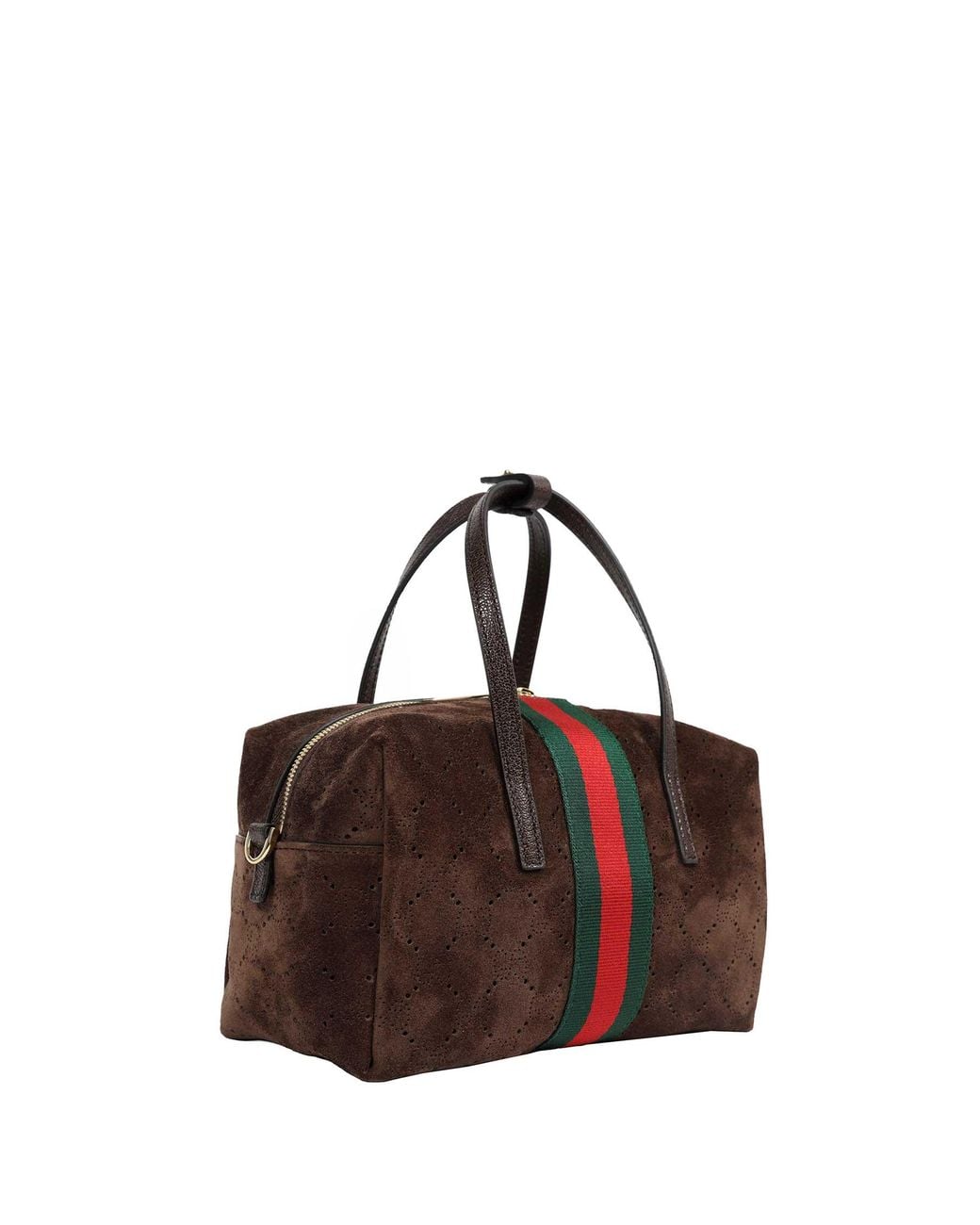 Gucci Brown Small Boston Bag
