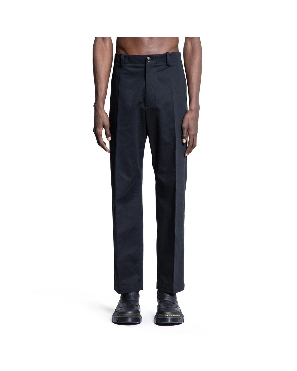 Moncler Genius Blue Frgmt Collaboration Cotton Gabardine Trousers for men