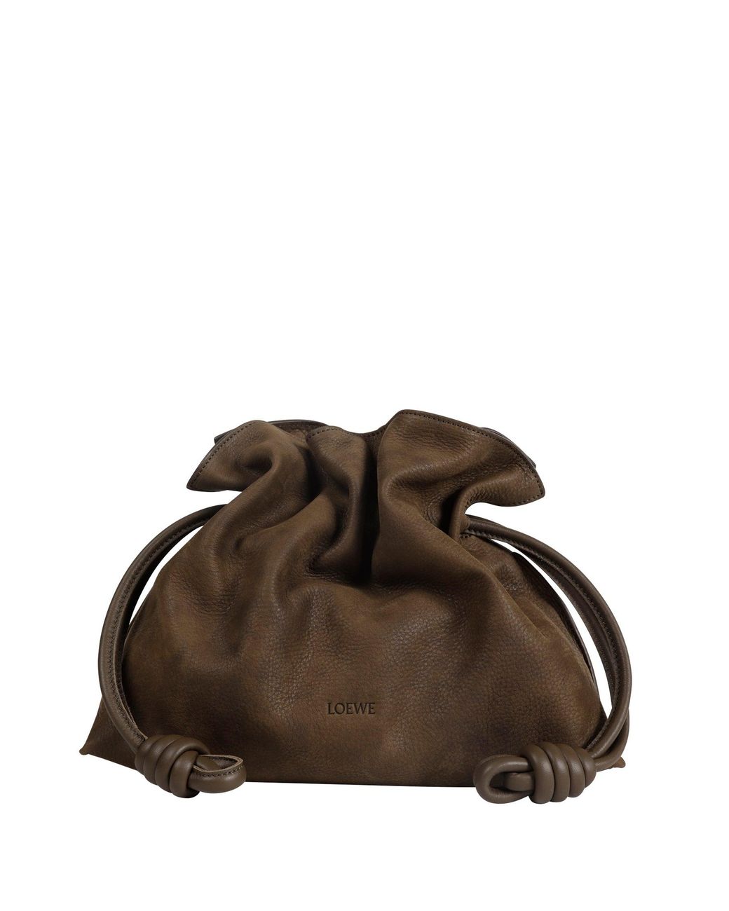 Loewe Brown Medium Flamenco Clutch