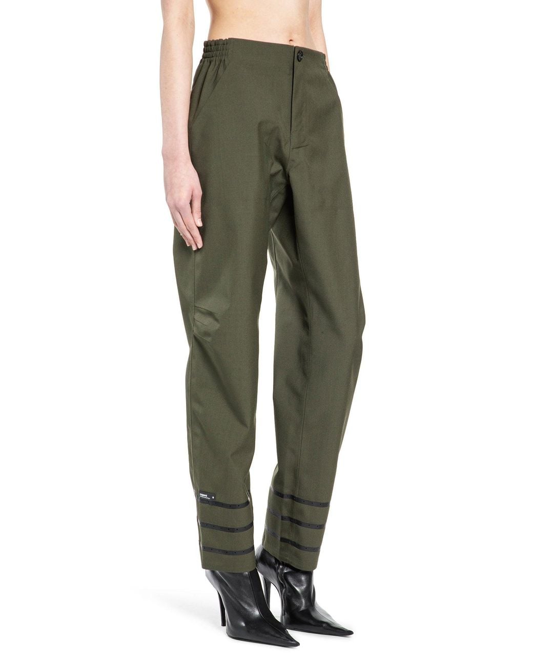 Coperni Green Technical Tailored Pants