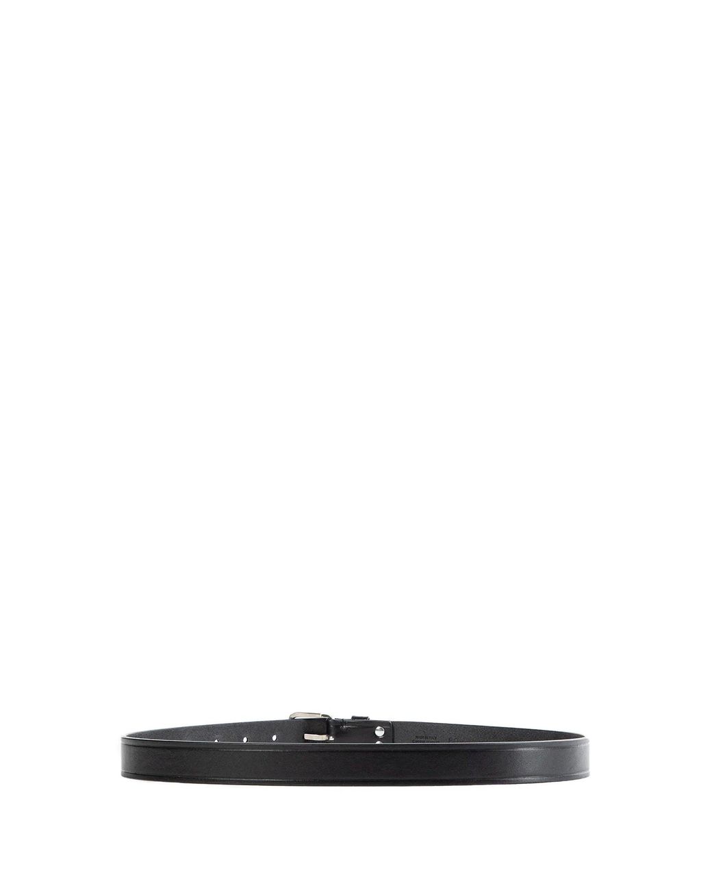 Ann Demeulemeester Black Willow Leather Belt for men