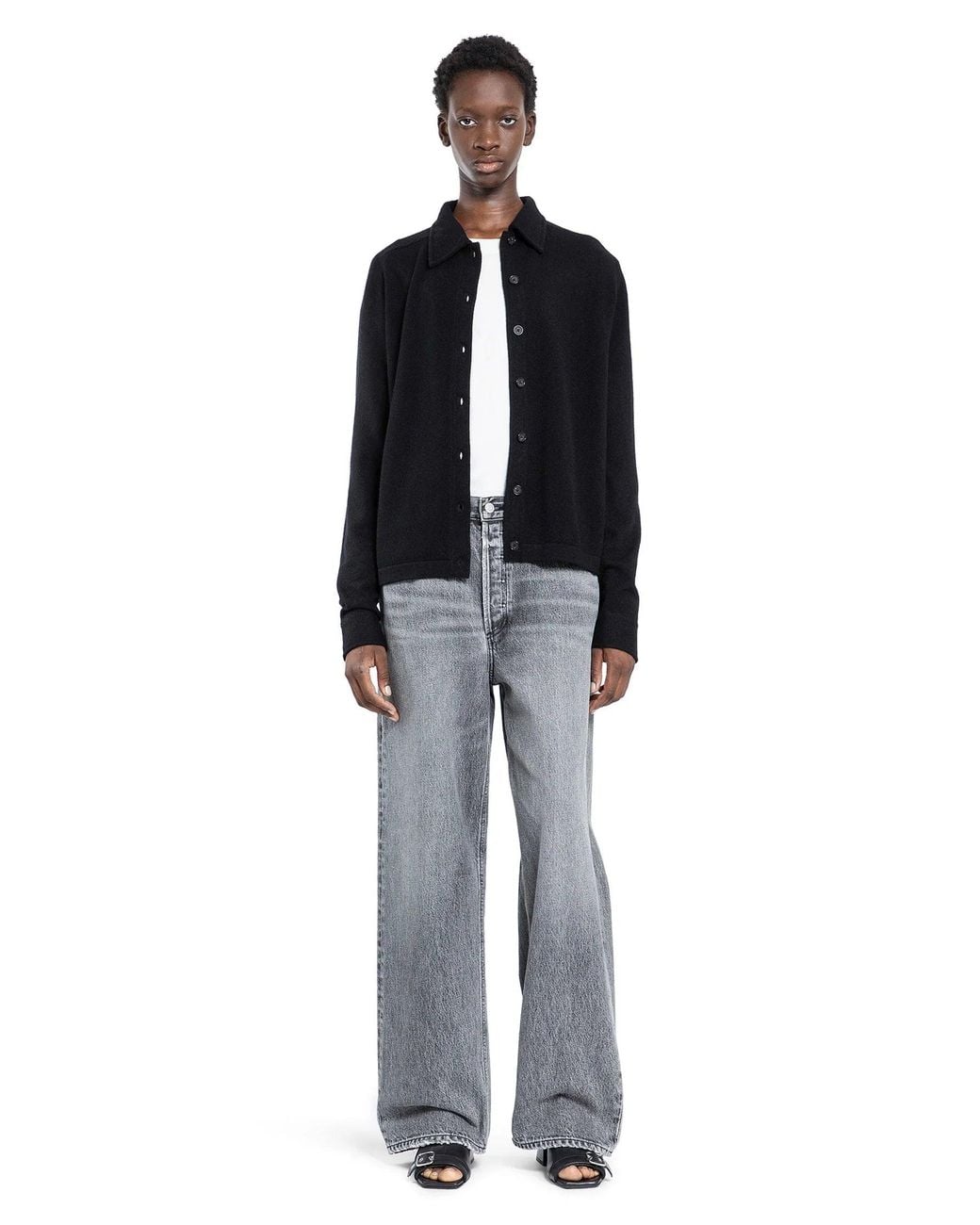 Agolde Blue Low Slung Baggy Jeans