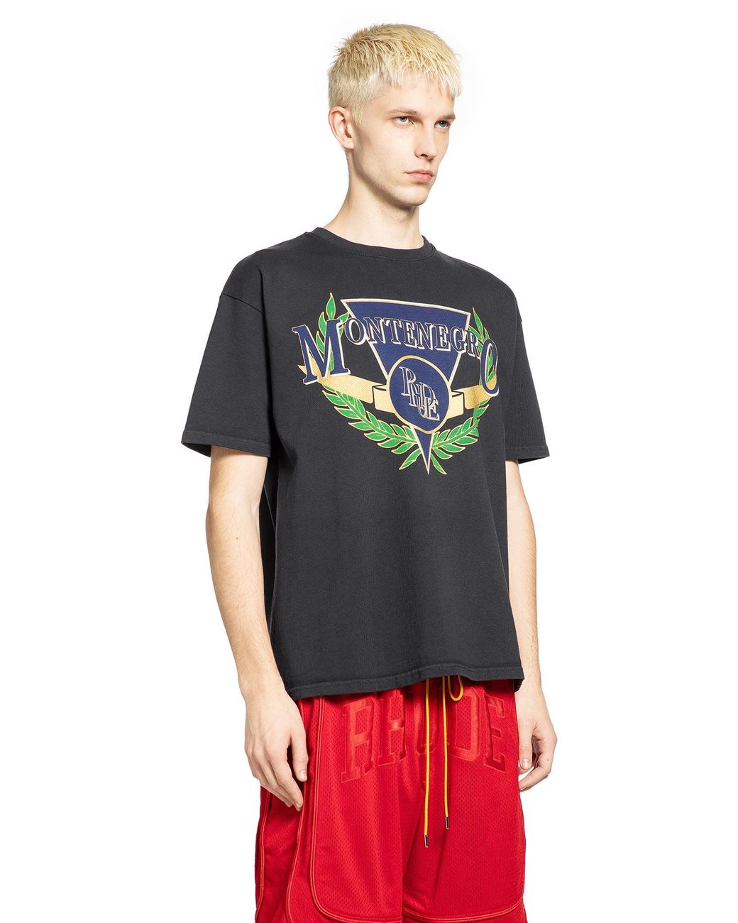 Rhude Red Montenegro Regatta Tee for men
