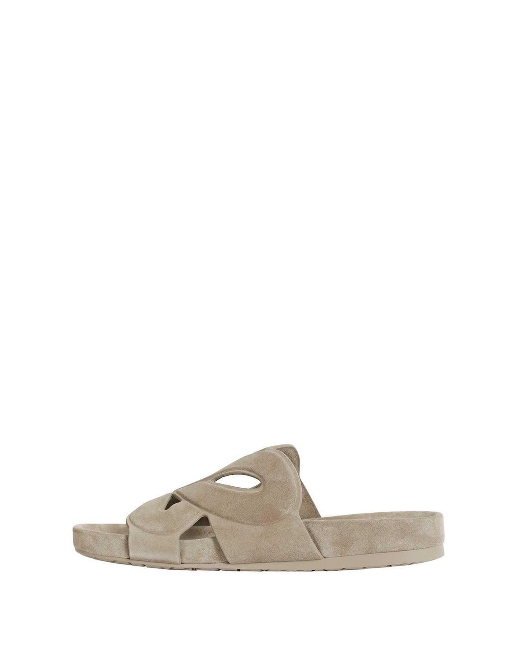 Loewe Gray Ease Monogram Slides for men
