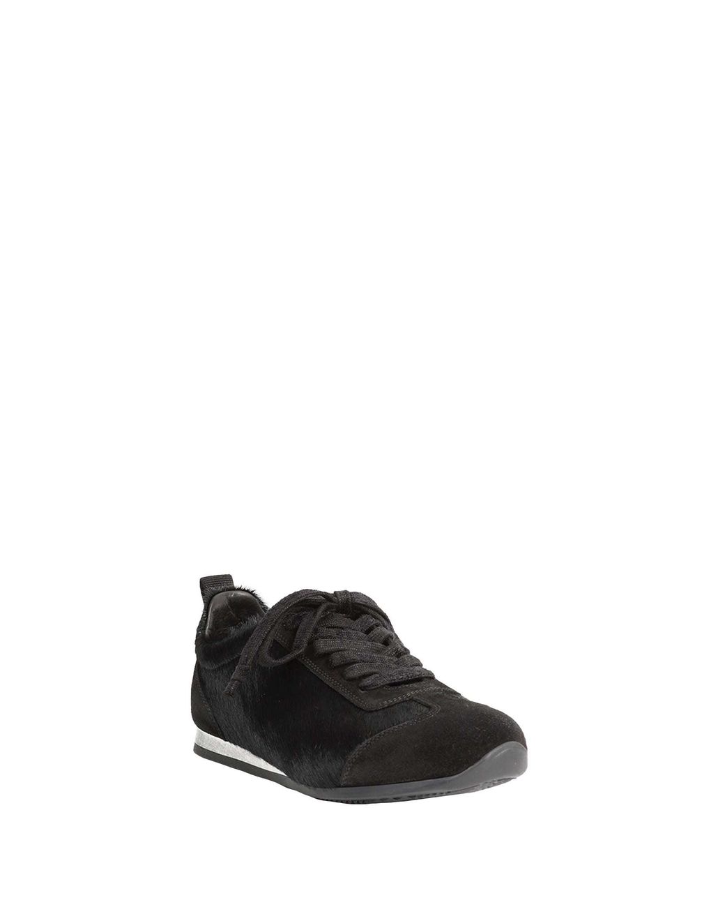 Uma Wang Black Calf Hair Sneakers