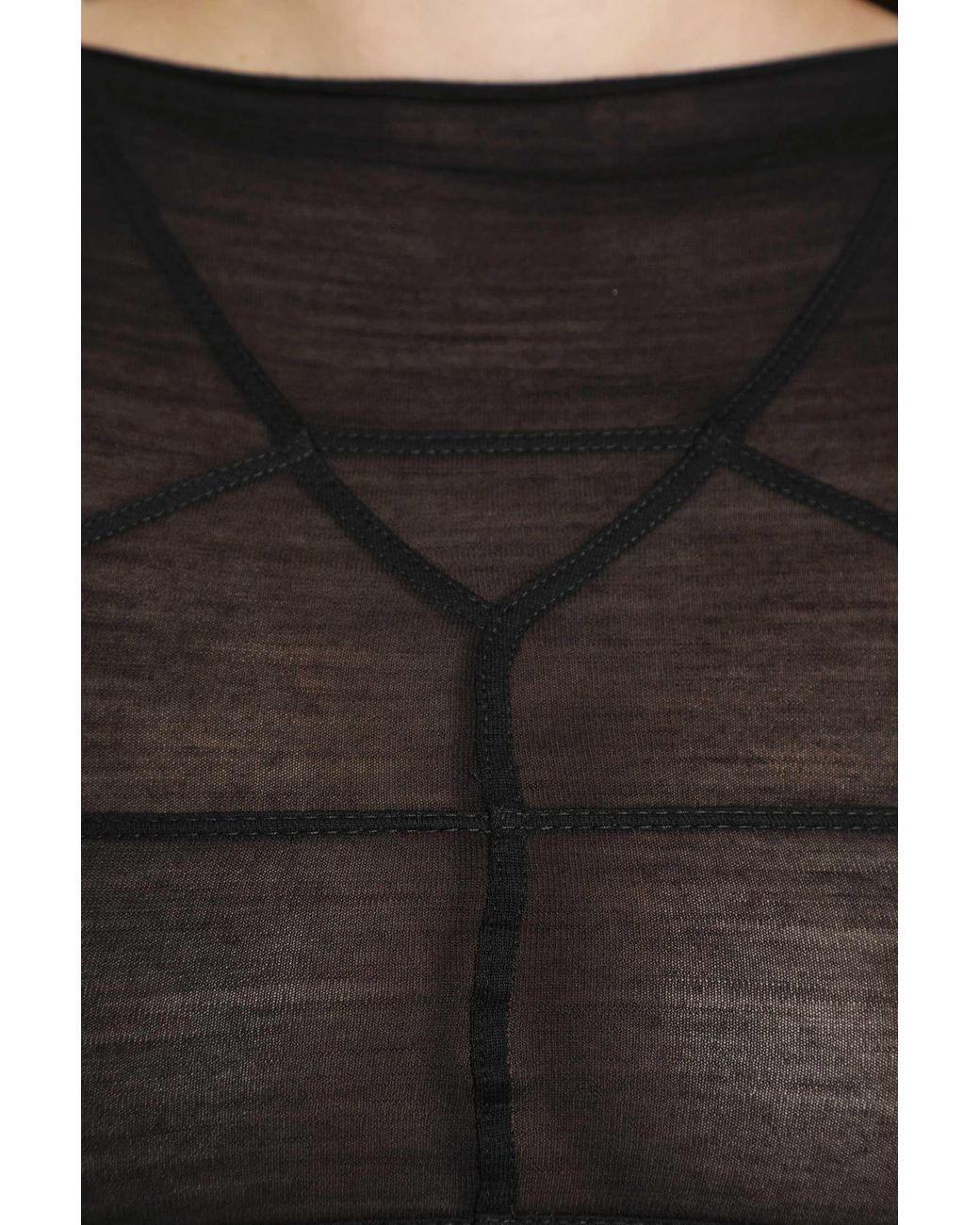 Rick Owens Black Temple Sleeveless Top