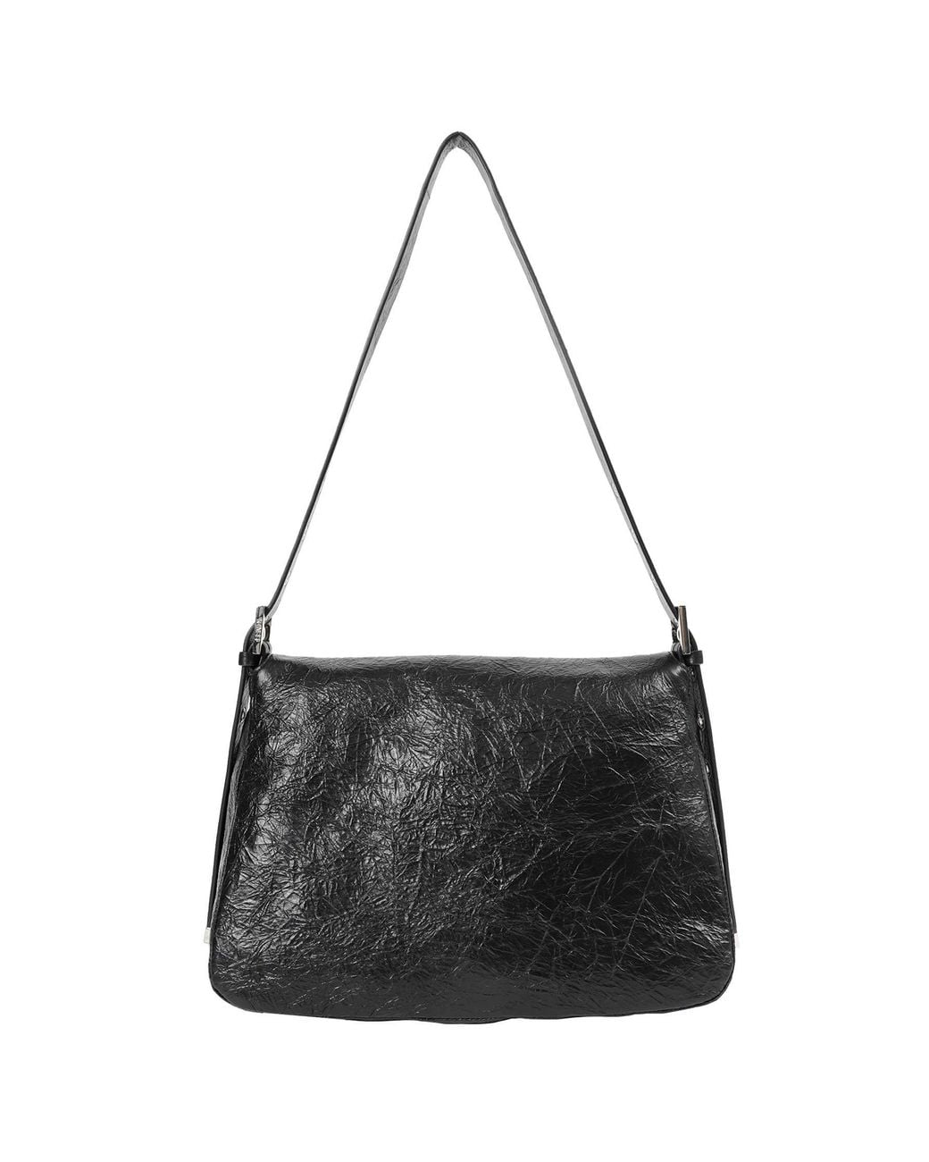 Fendi Black Flap 26325 Bag