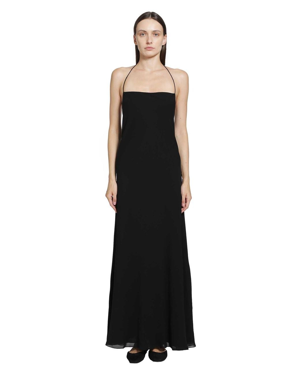The Row Black Javier Dress