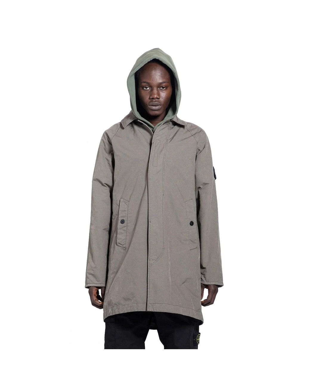 Stone Island Gray 70249 David-tc Jaket for men