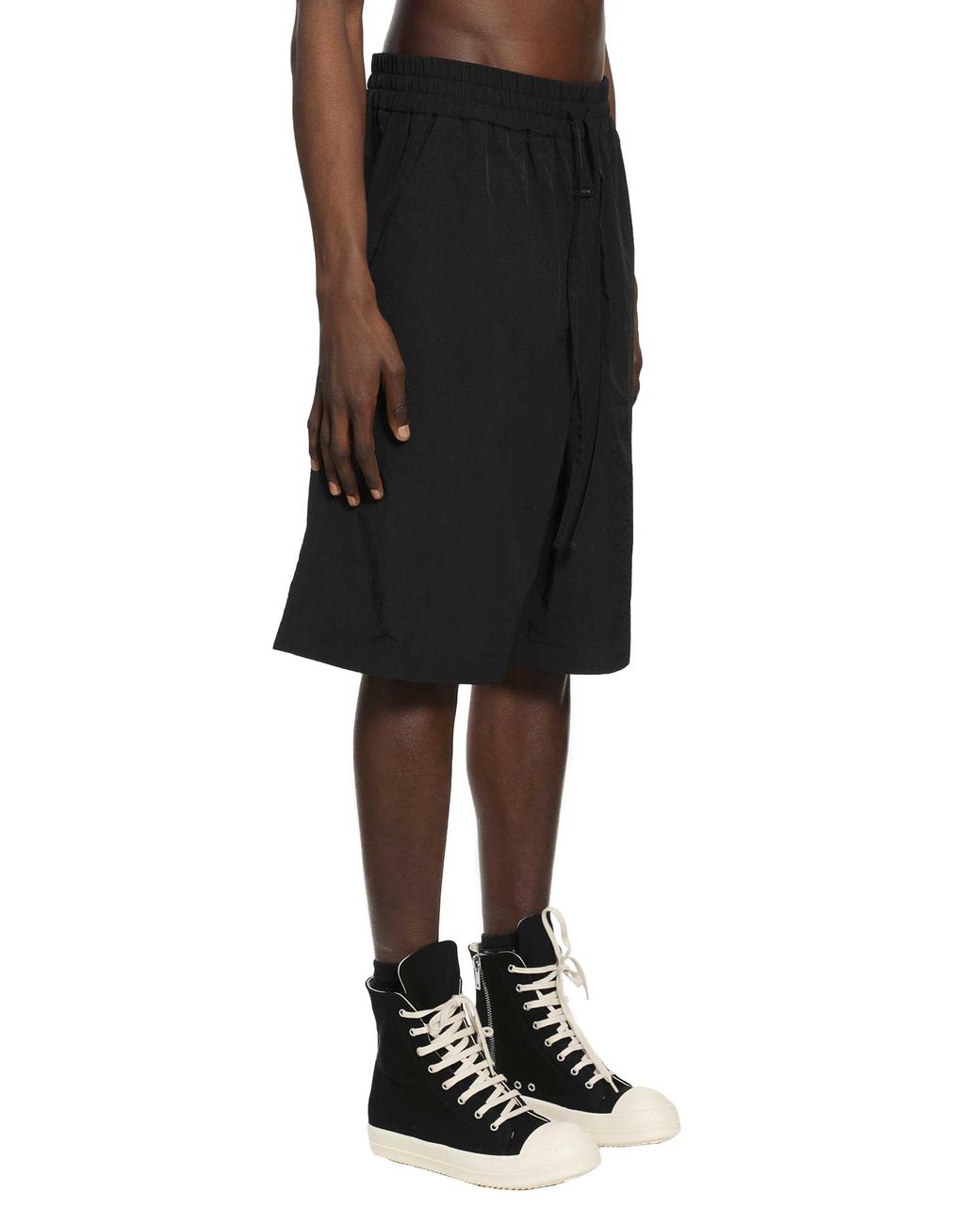 Fear Of God Black Nylon Ripstop Sport Shorts for men