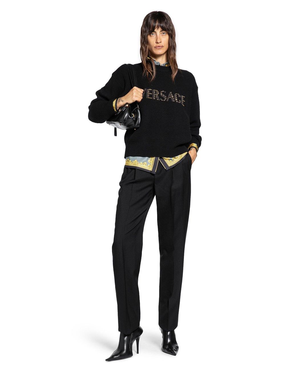 Versace Black Logo Sweater