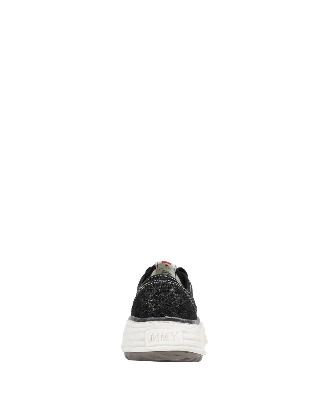 Maison Mihara Yasuhiro Black Baker26 Glittery Suede Sneakers for men