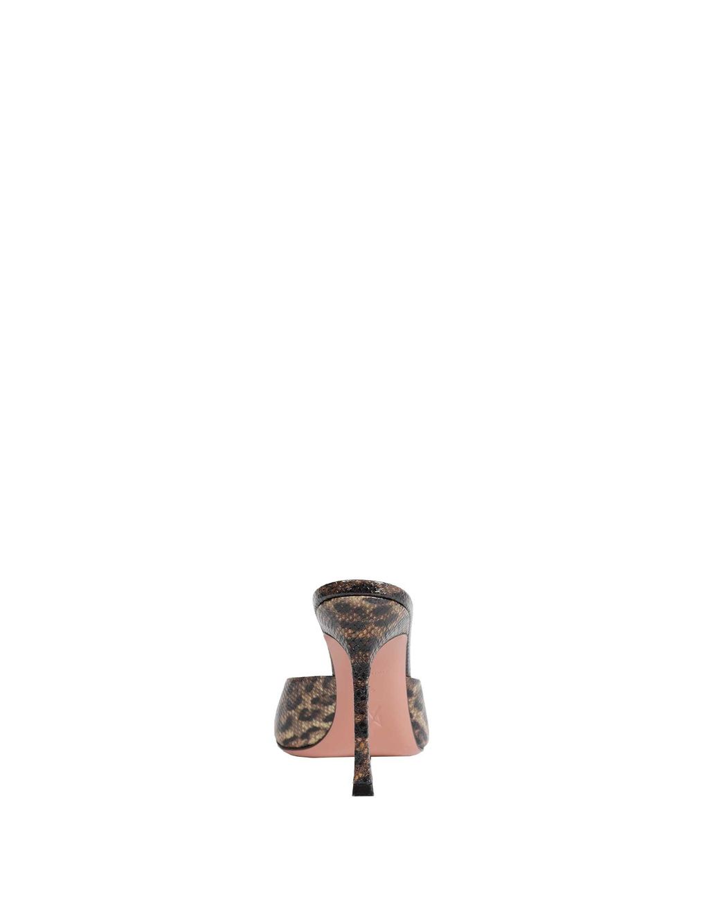 AMINA MUADDI Brown Alexa Leopard Print Mules