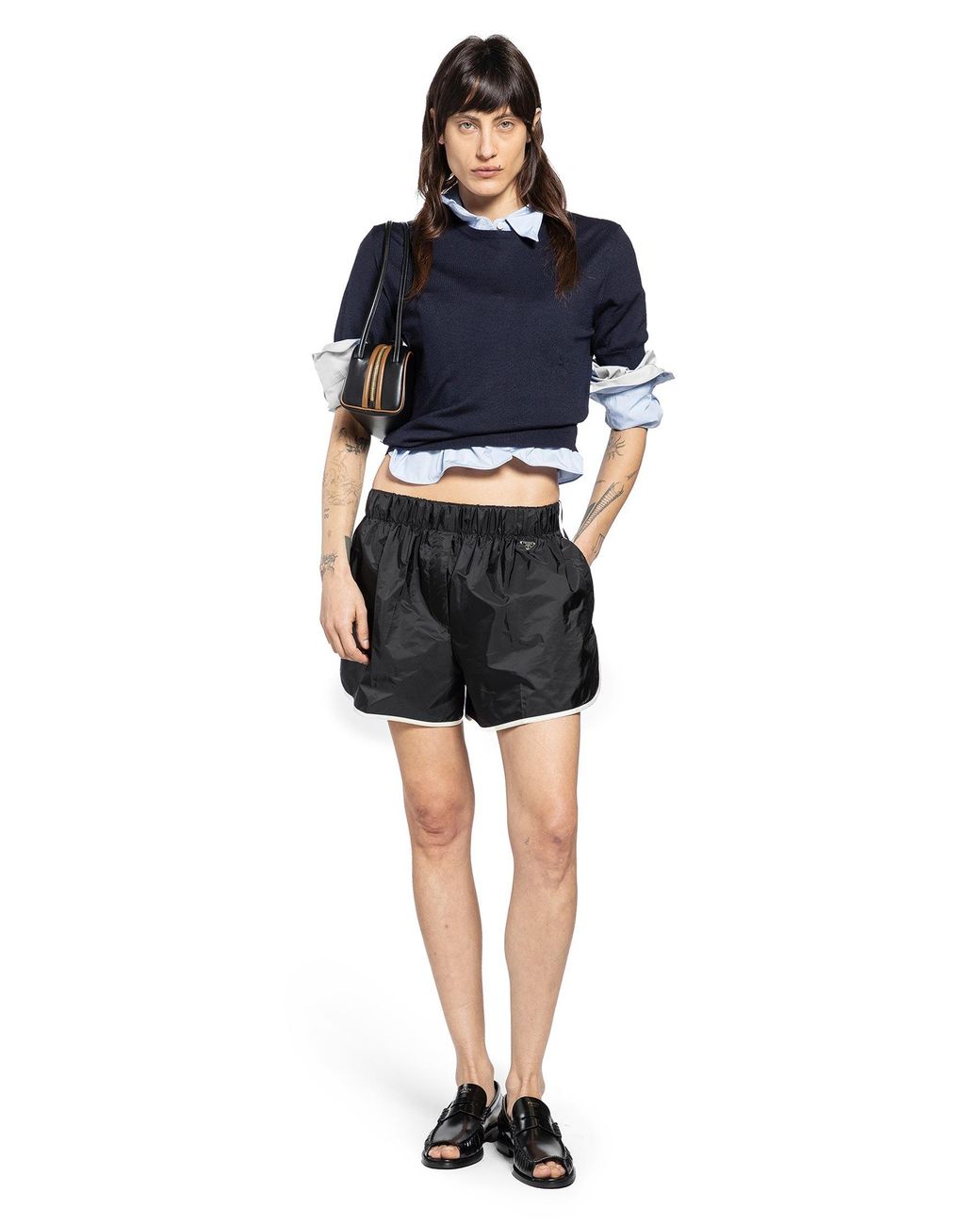 Prada Black Re-Nylon Shorts