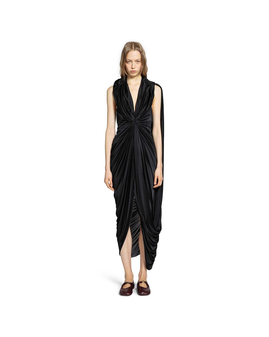 Loewe Black Gathered Dress