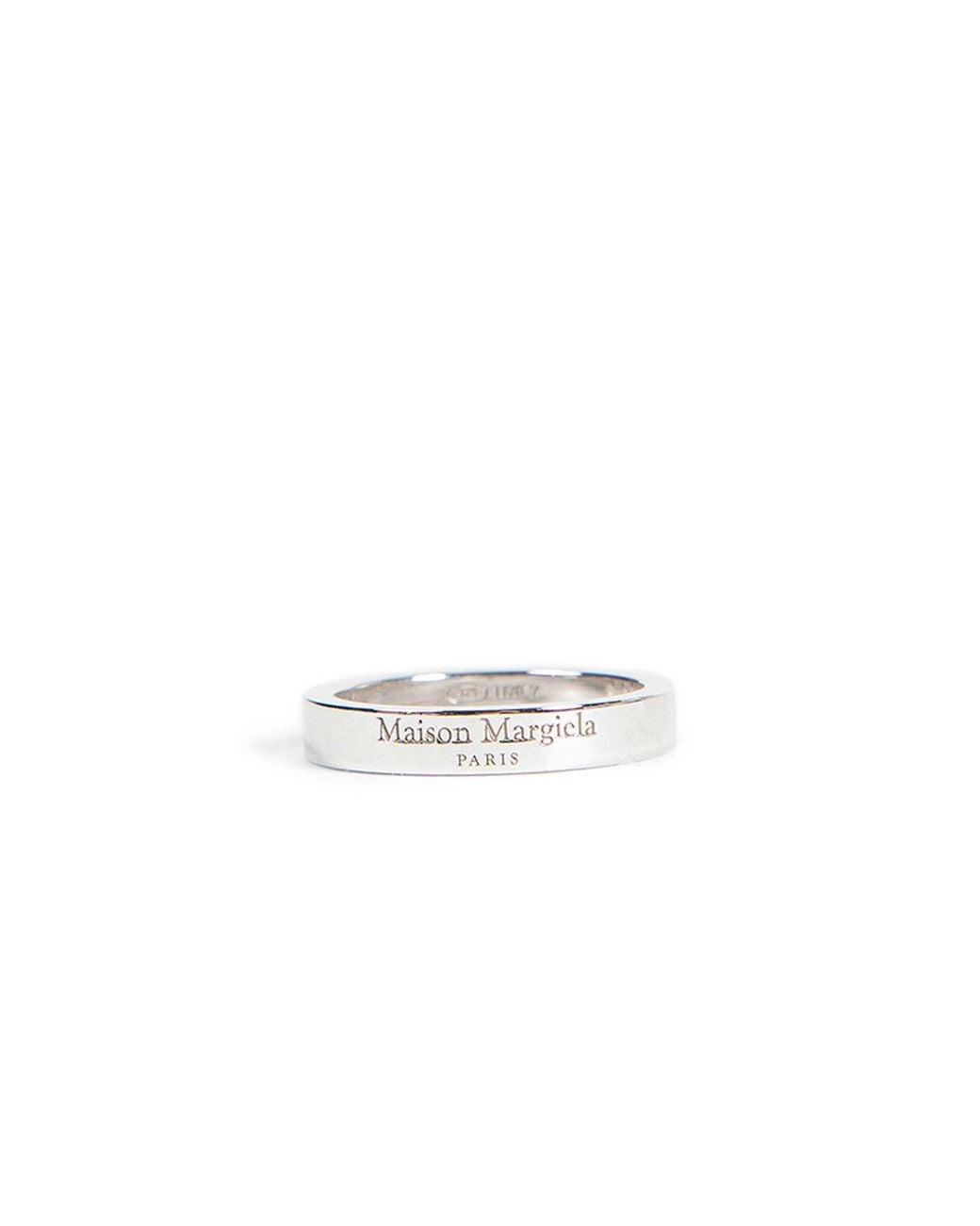 Maison Margiela White Logo Reference Ring for men