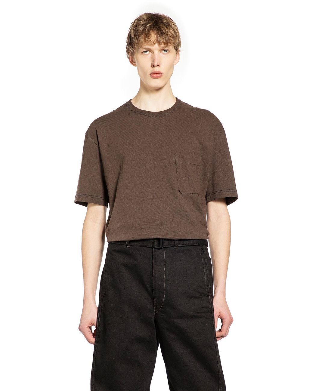 Lemaire Brown T-Shirts & Tank Tops for men