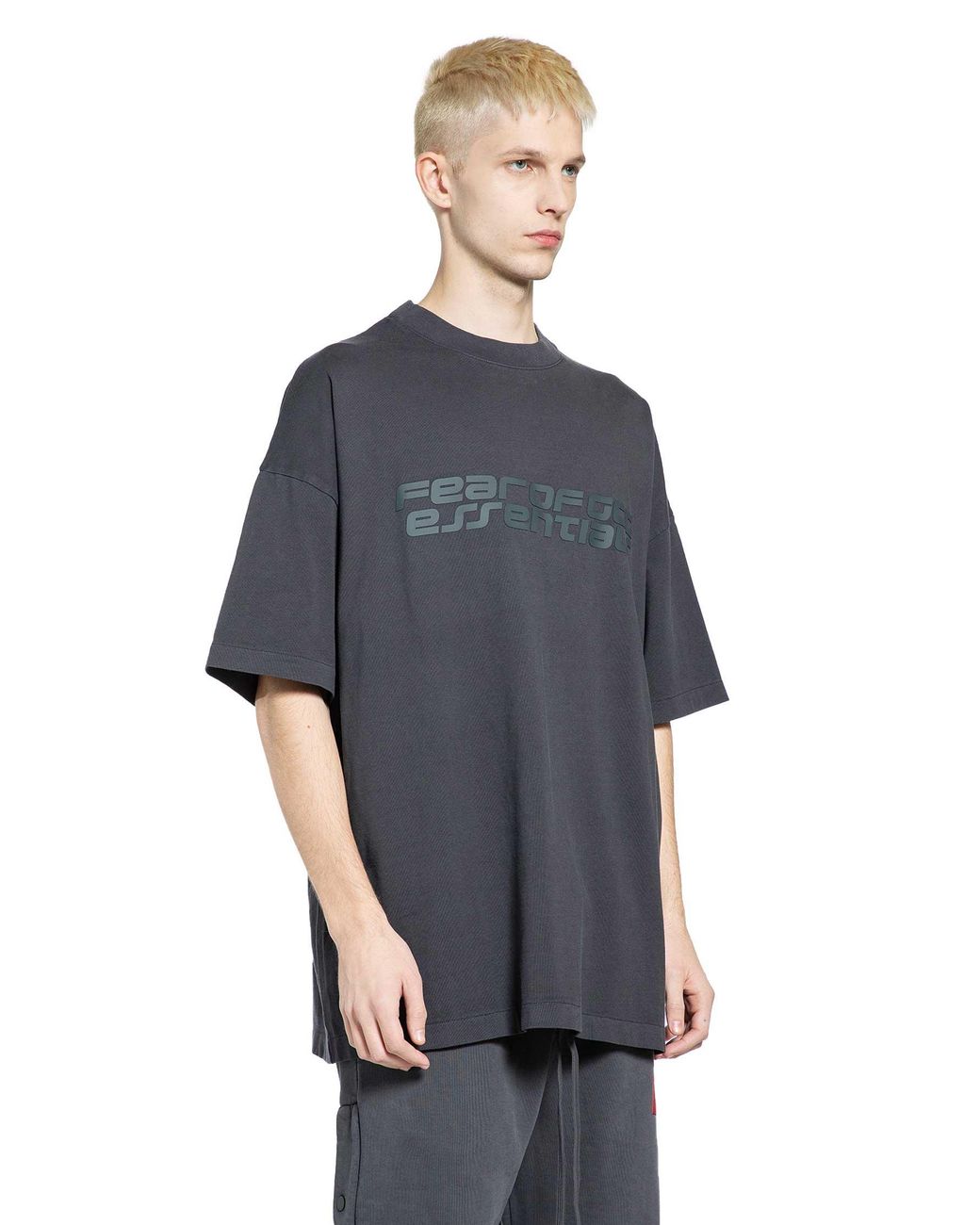 Fear Of God Blue 90's Essentials Short Sleeve T-Shirt for men