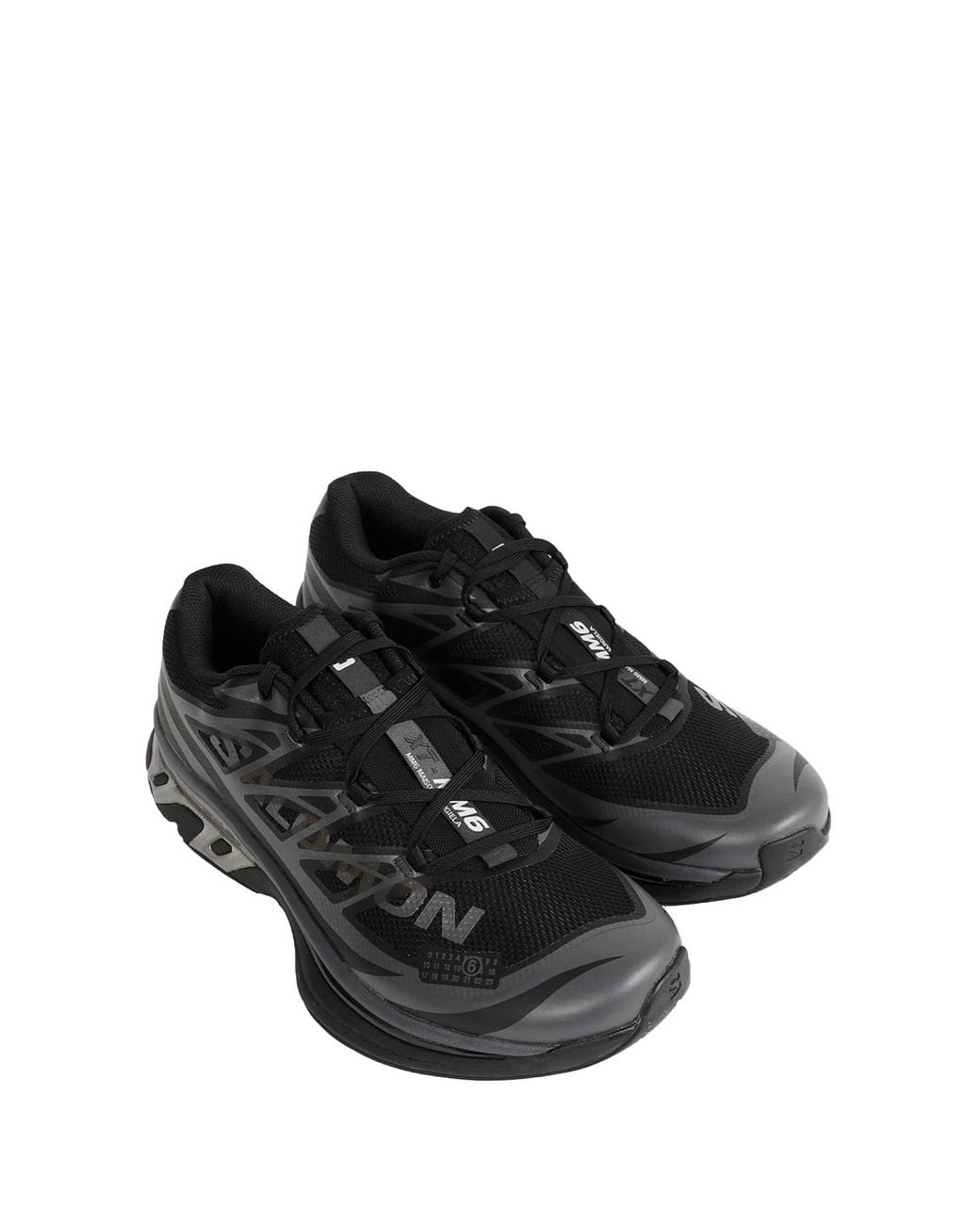 MM6 by Maison Margiela Black X Salomon Xt-6 Sneakers