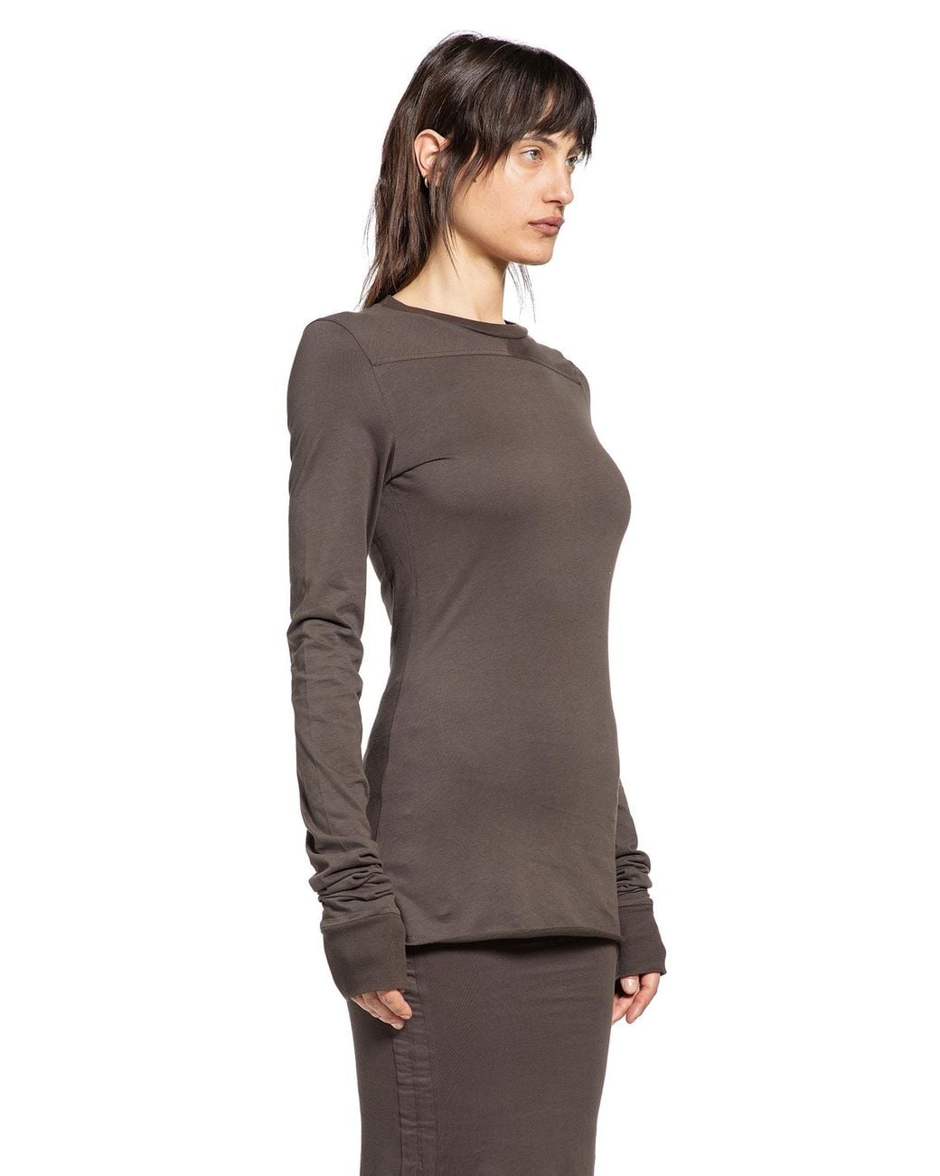 Rick Owens Brown Moncler X Girder Ls T for men