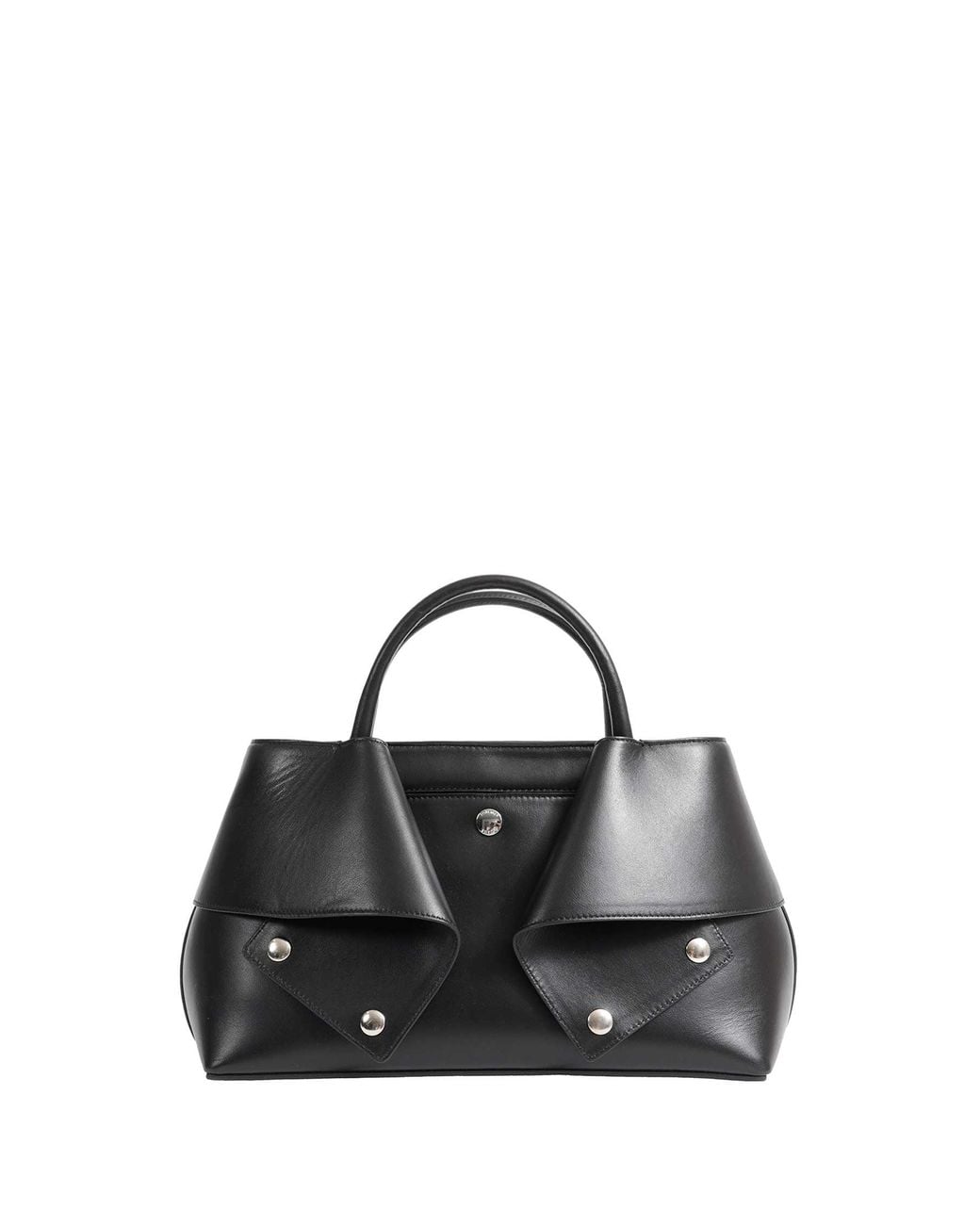 Totême Black Small Mercer Leather Tote
