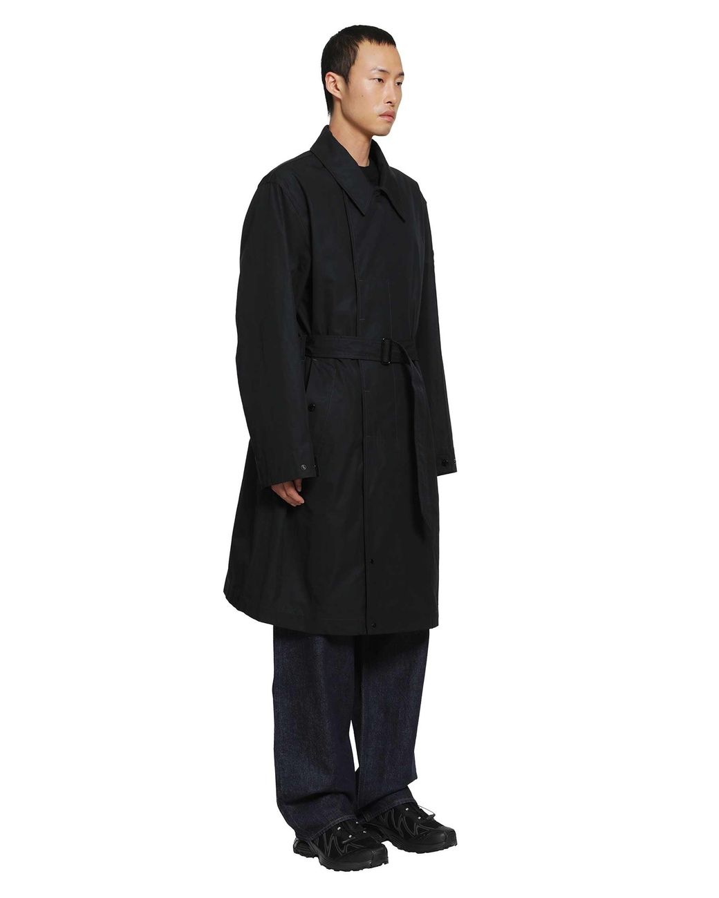 Stone Island Black 7100004 All Weather Trench for men