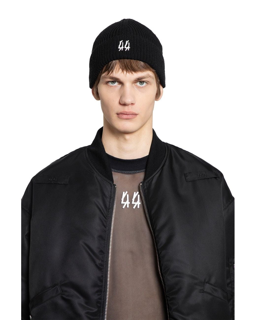 44 Label Group Black Profiler Bomber for men