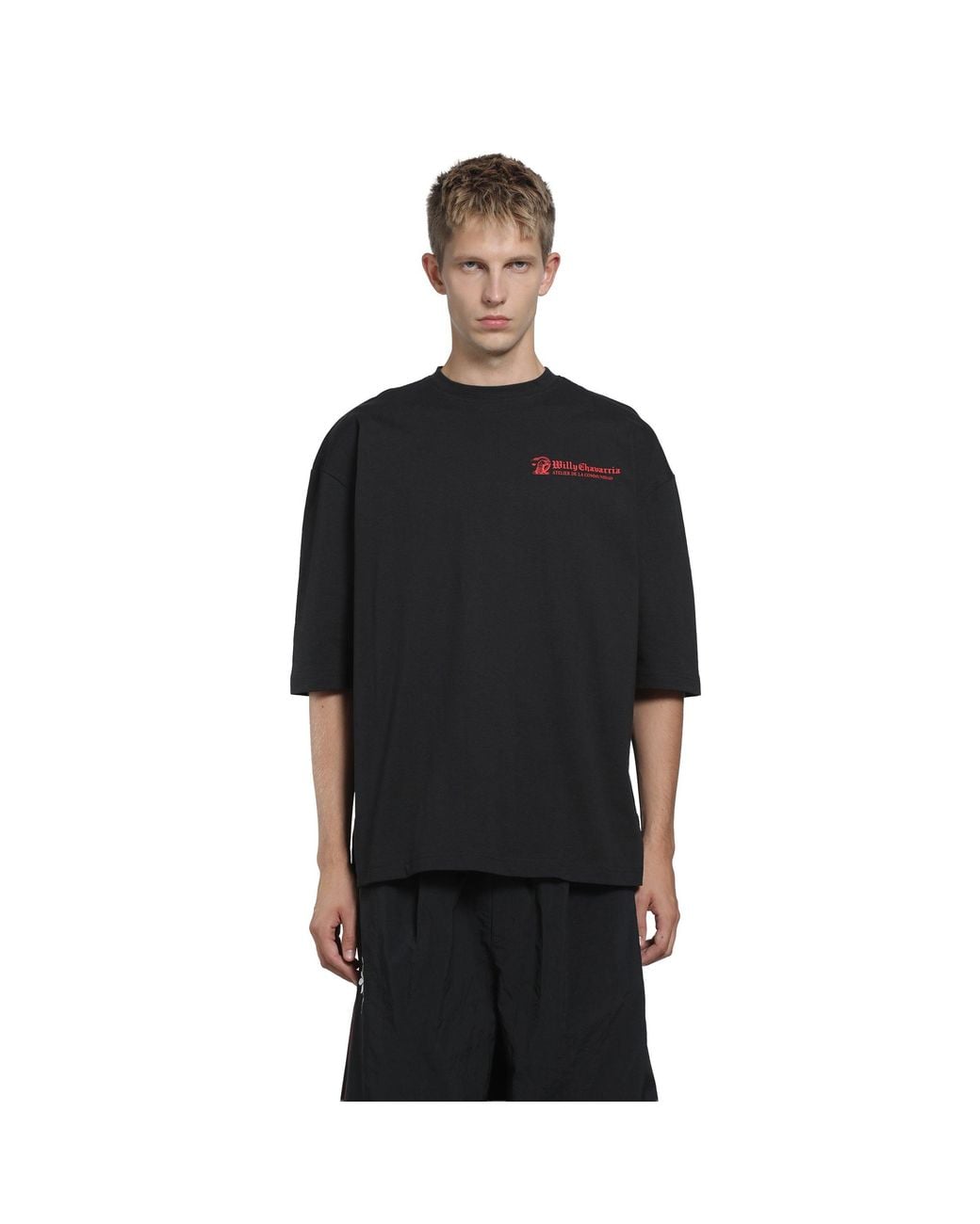 Adidas Black Originals X Willy Chavarria Atelier Tee for men