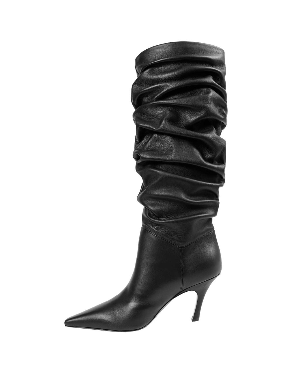 AMINA MUADDI Black Jamie Slouch Boots 80