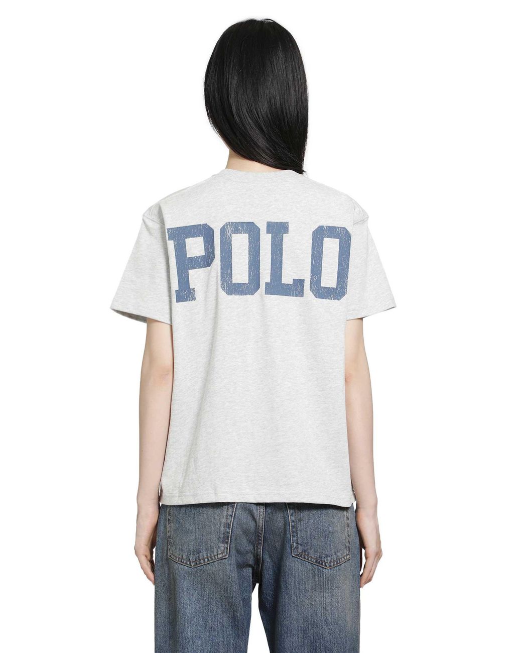 Polo Ralph Lauren White Pony Cotton Jersey T-Shirt