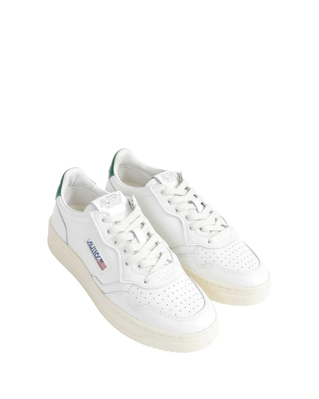 Autry White Medalist Low Sneakers