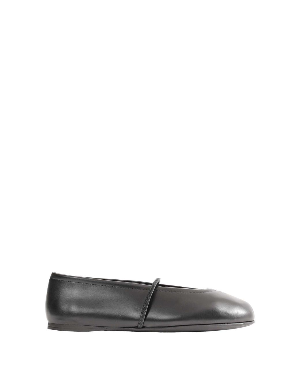 Miu Miu Black Leather Ballerinas