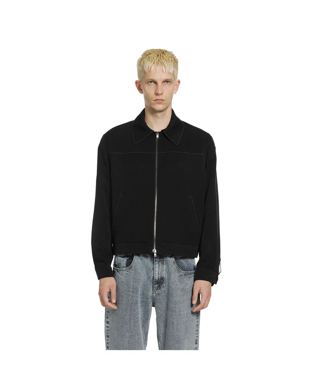 Second Layer Black Herman Jacket for men