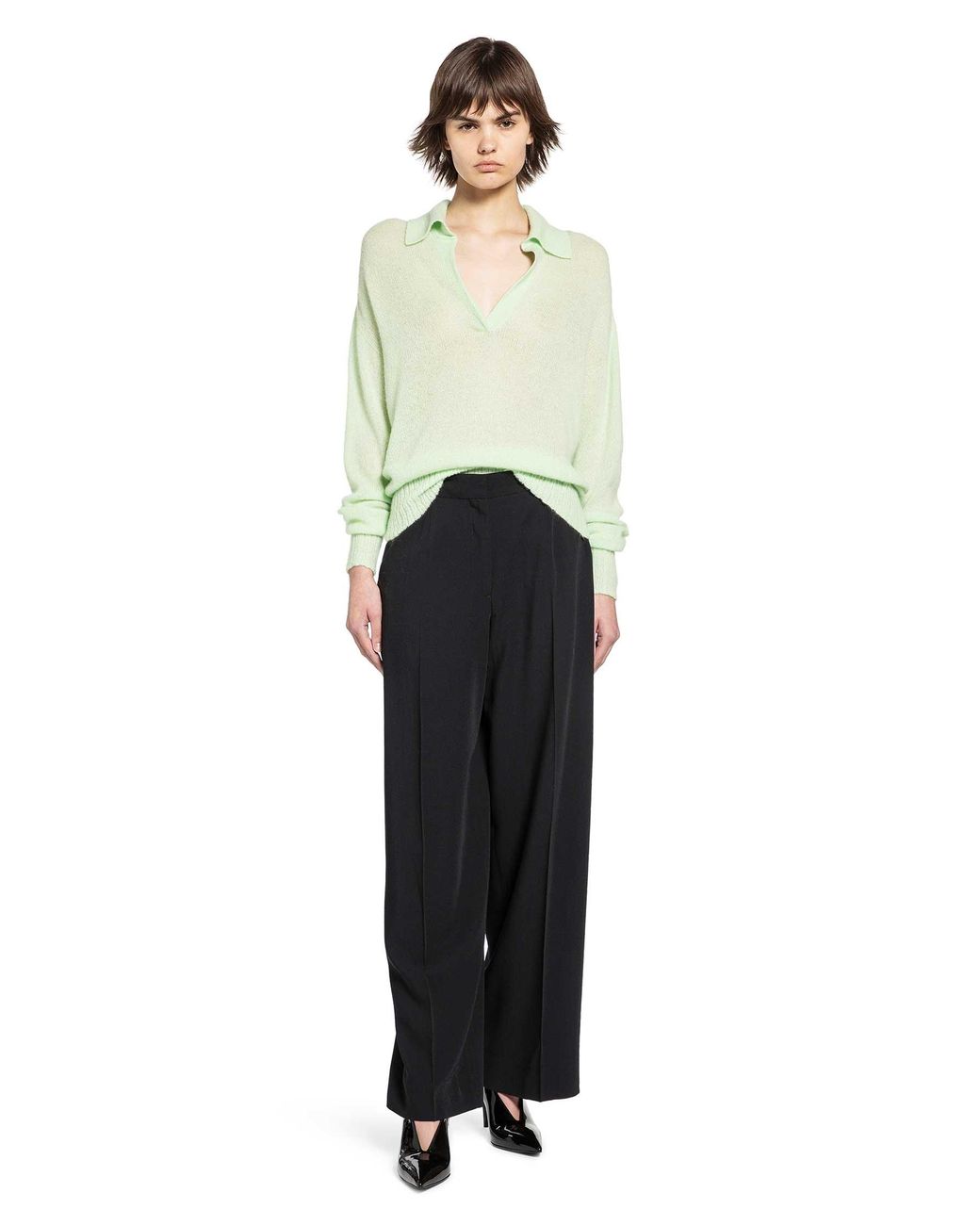 Tom Ford Green Oversized Knitted Sweater