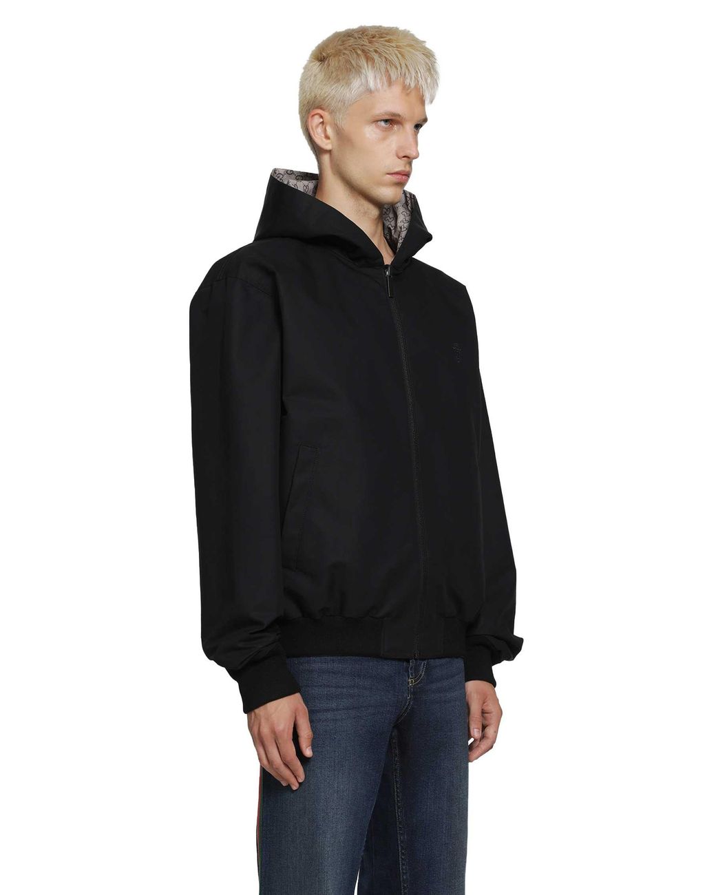 Gucci Black Reversible Zip Jacket for men