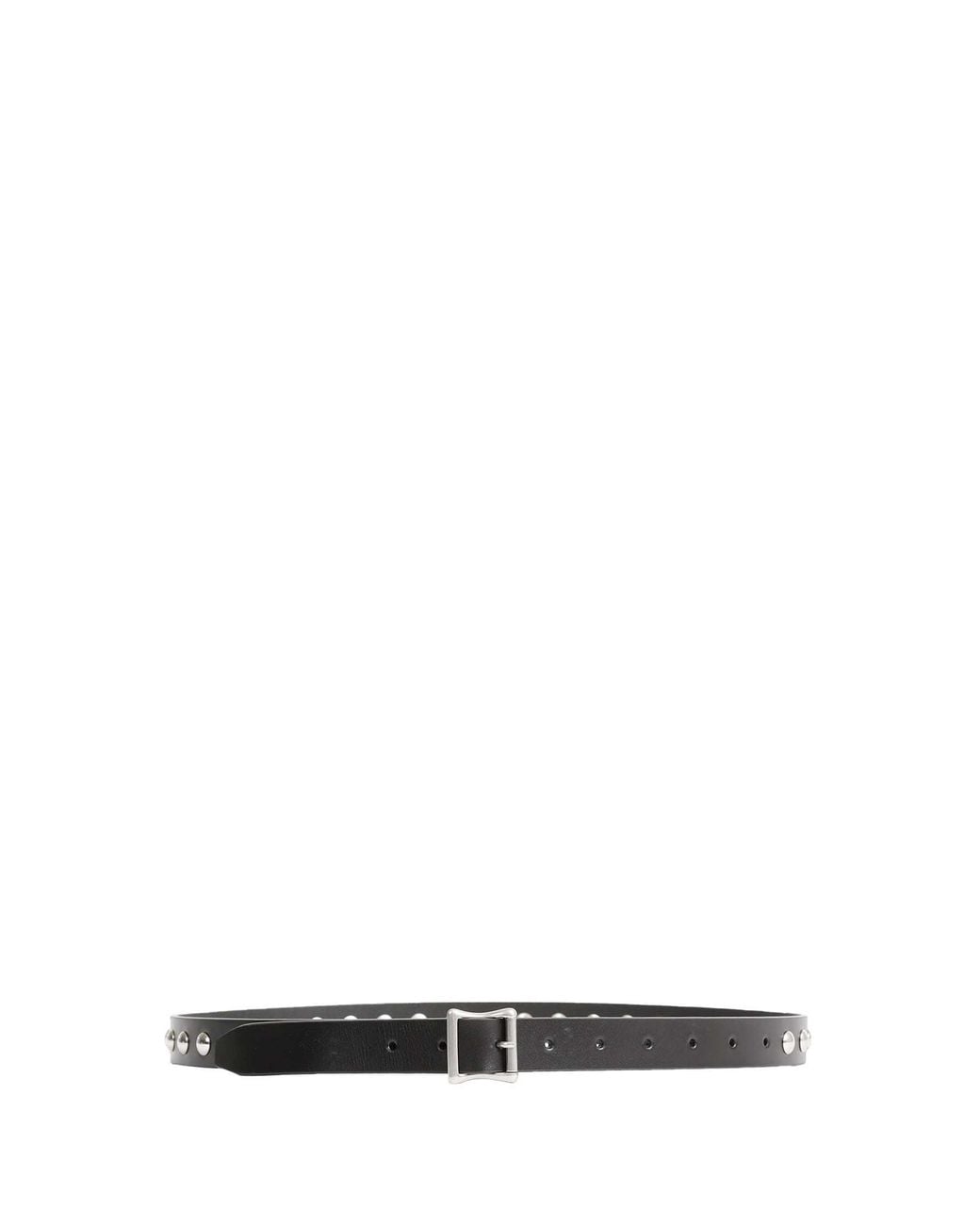 Ann Demeulemeester White Rica Belt