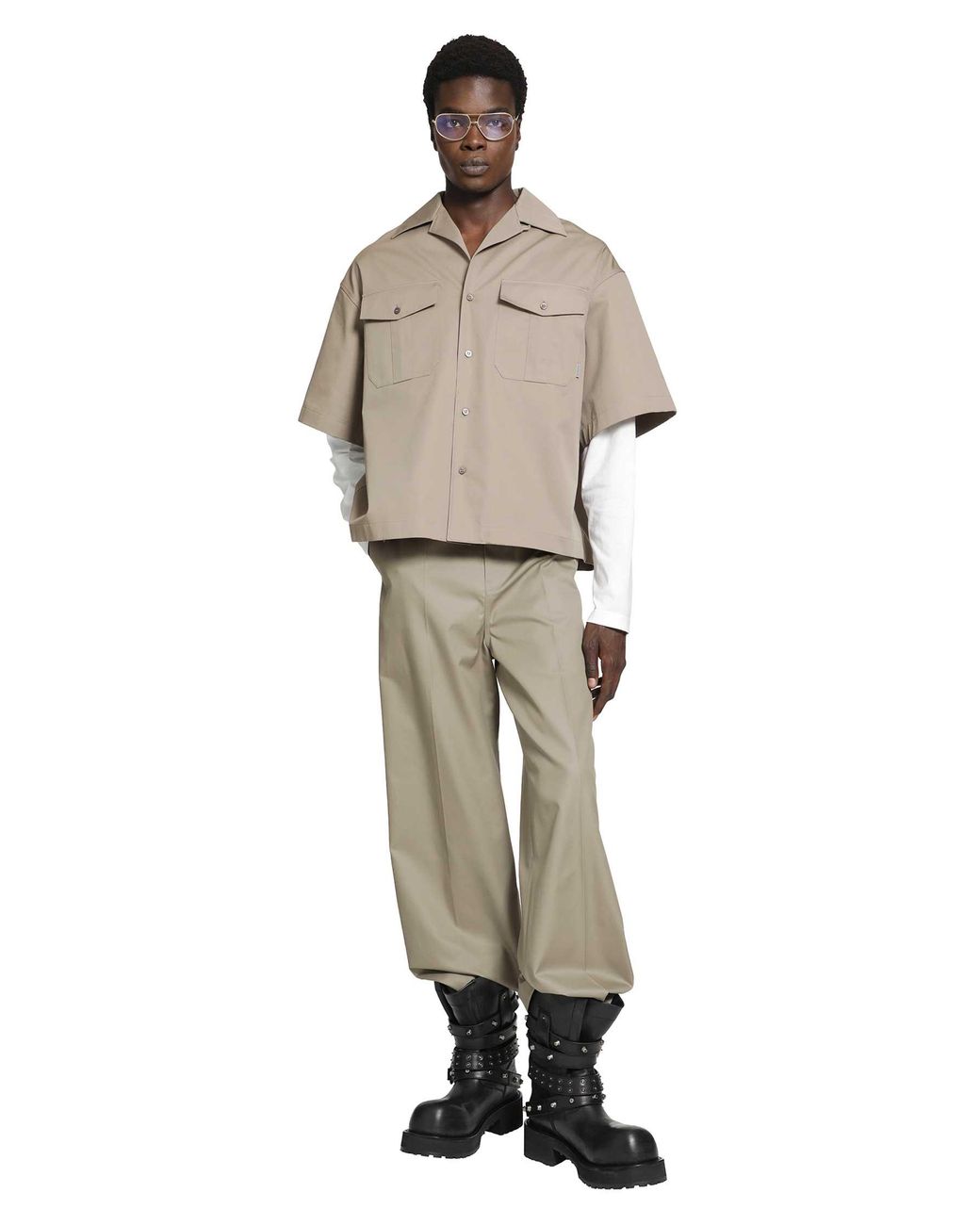 Balenciaga Natural Large Chino Pants for men