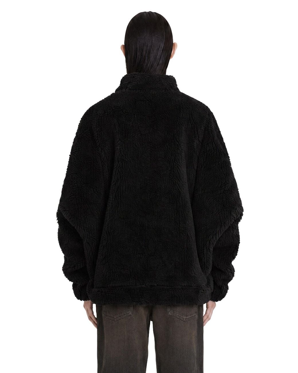 Maison Mihara Yasuhiro Black Wide Boa Jacket for men
