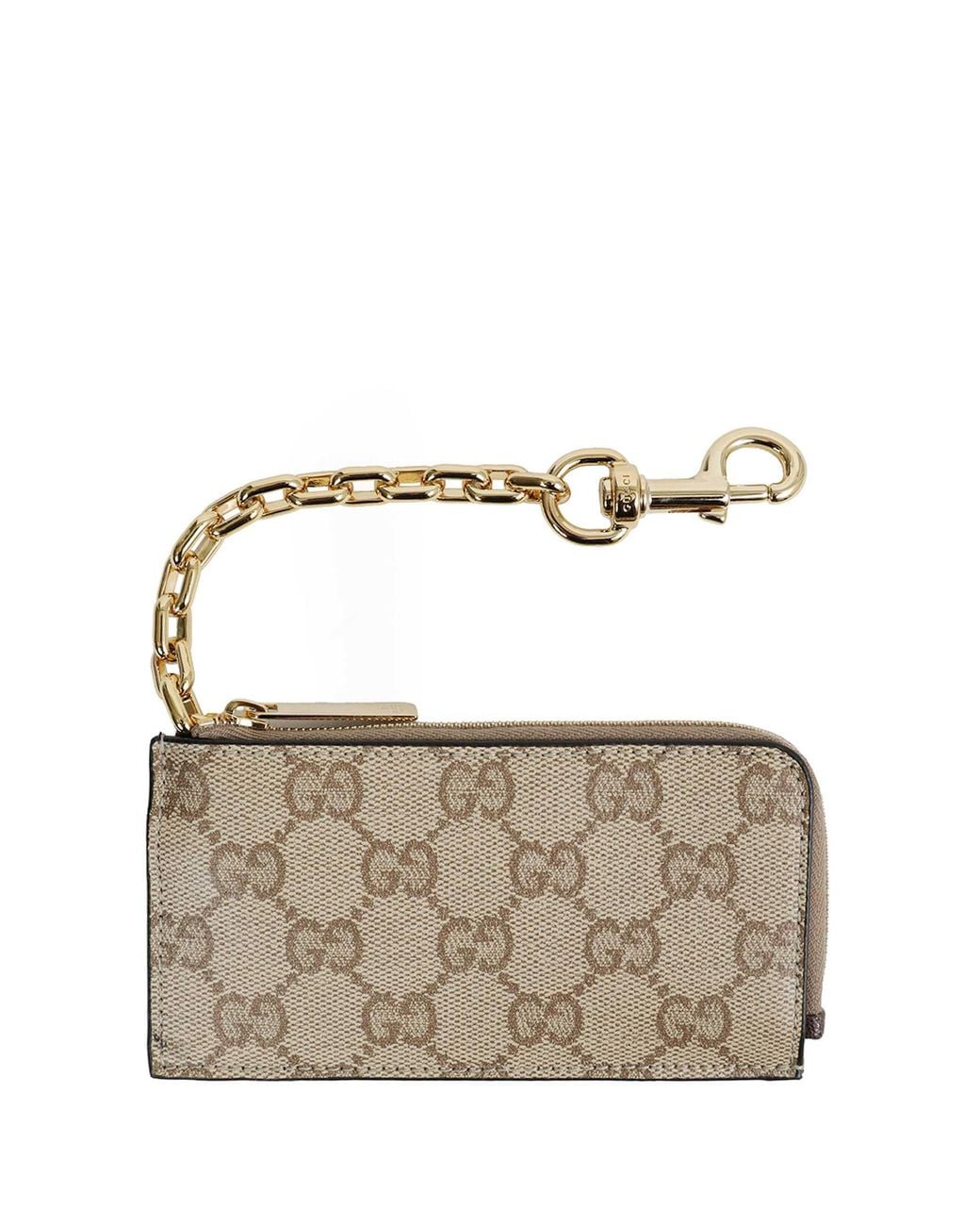 Gucci Metallic Essence Classic Zip Key Case for men