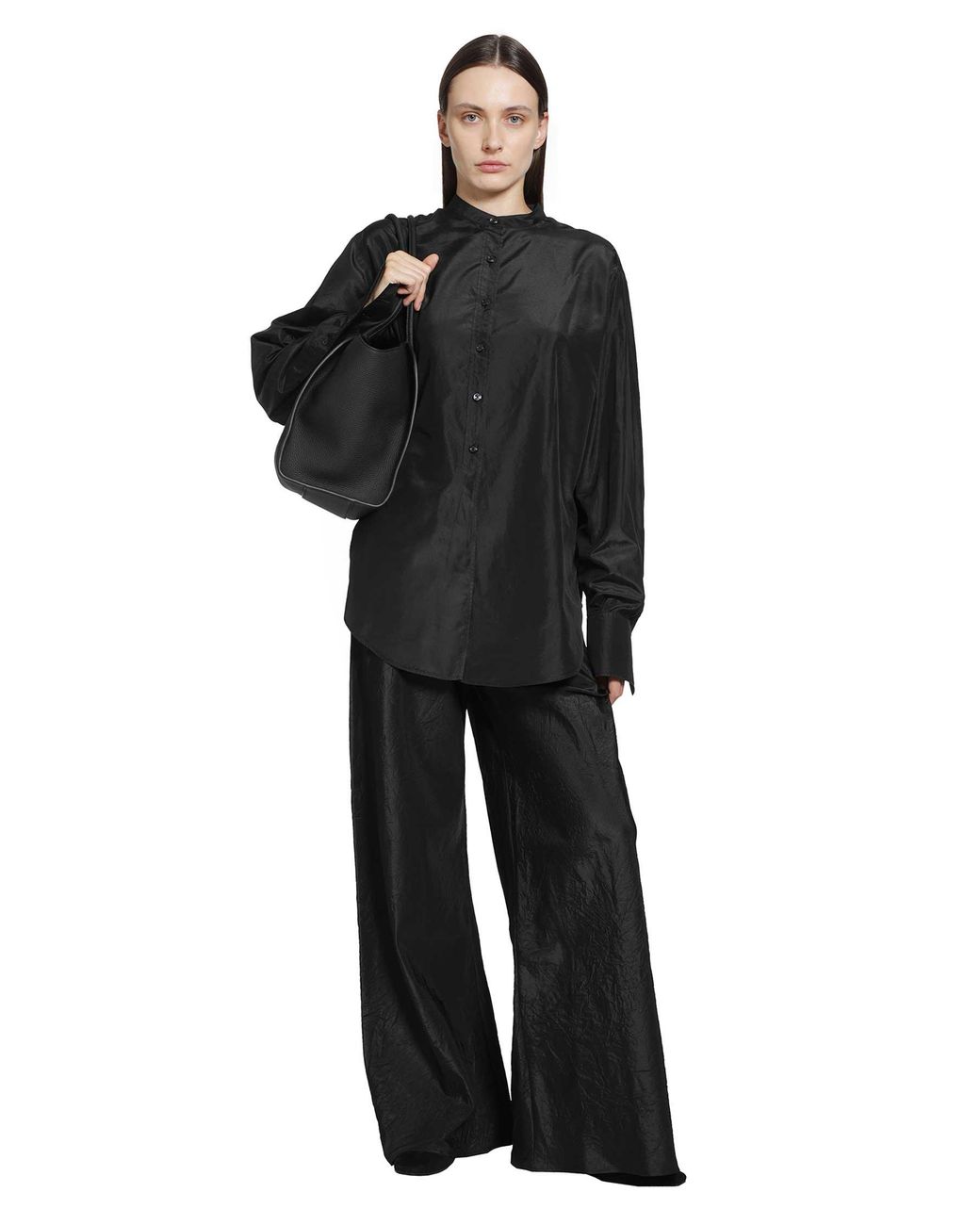 The Row Black Gala Pants